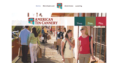 Desktop Screenshot of americantincannery.com